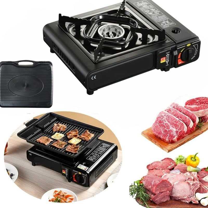 Portable Camping Gas Stove Single Burner Hob BBQ Outdoor Butane Gas Cooker Stove
