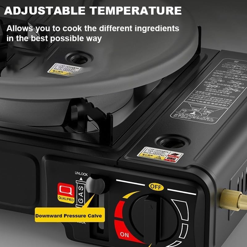 Portable Camping Gas Stove Single Burner Hob BBQ Outdoor Butane Gas Cooker Stove